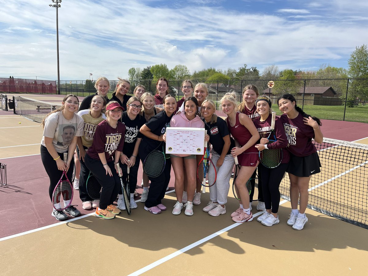 Alexandria Lady Tiger Tennis held their 1 Point Tourney.  Avery Cuneo pulled off the Title!  Fun way to end. Busy few weeks!  <a href="/AveryCuneo/">Avery Cuneo</a>