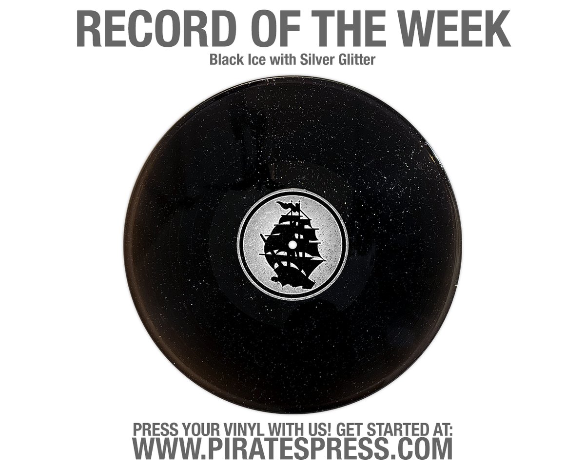 Check out our <a href="/PiratesPressMFG/">Pirates Press MFG</a> Record of the Week! This week's record features Black Ice vinyl with Silver Glitter!

Contact a PP rep: piratespress.com/contact/
ROTW blog: piratespress.com/blog
Newsletter: bit.ly/2XreQng