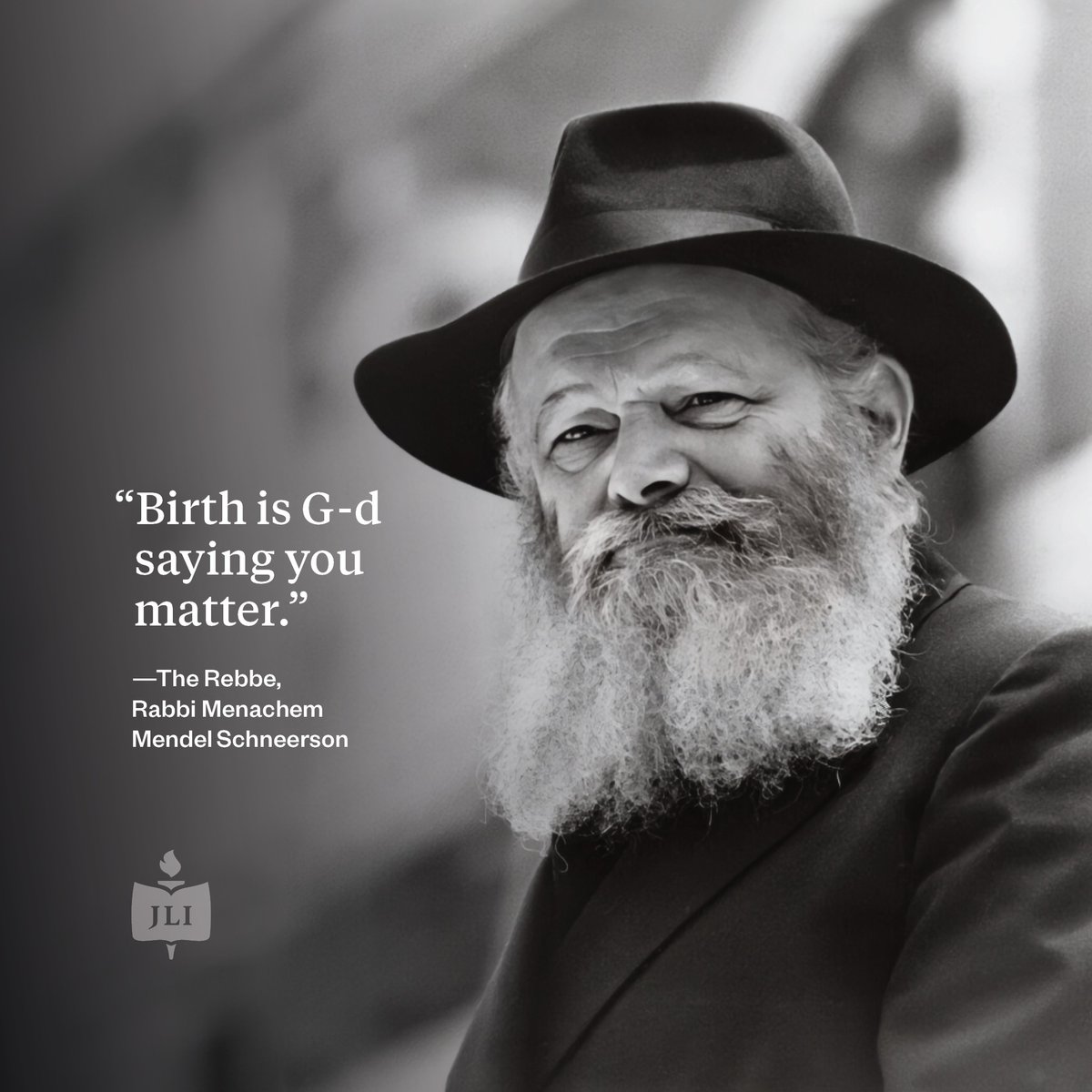 Today, the 11th day of Nissan (1902), marks the birthday of the Rebbe, Rabbi Menachem Mendel Schneerson. The Rebbe did not wish to create followers. He wished—and succeeded—in creating leaders. The Rebbe's clarion call: YOU matter! The day you are born is when the Creator…