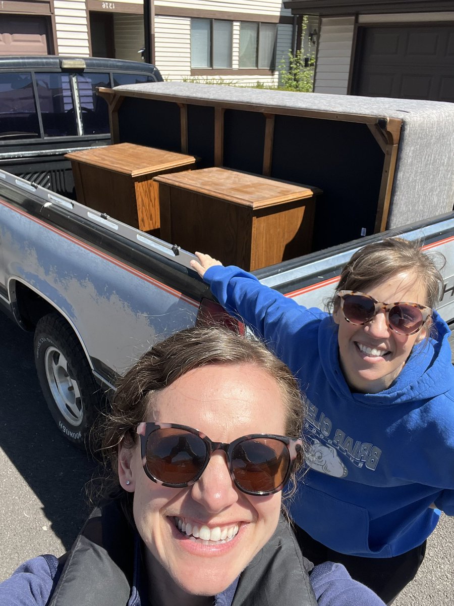 BGovertsen's tweet photo. WeGo’s generosity never ceases to amaze me💙 After a few quick calls we had everything we needed to furnish another newcomer apartment. Big shout out to Bernie Nelson and Large Marge the truck for all the moving power💪 https://t.co/31PhGEhchD