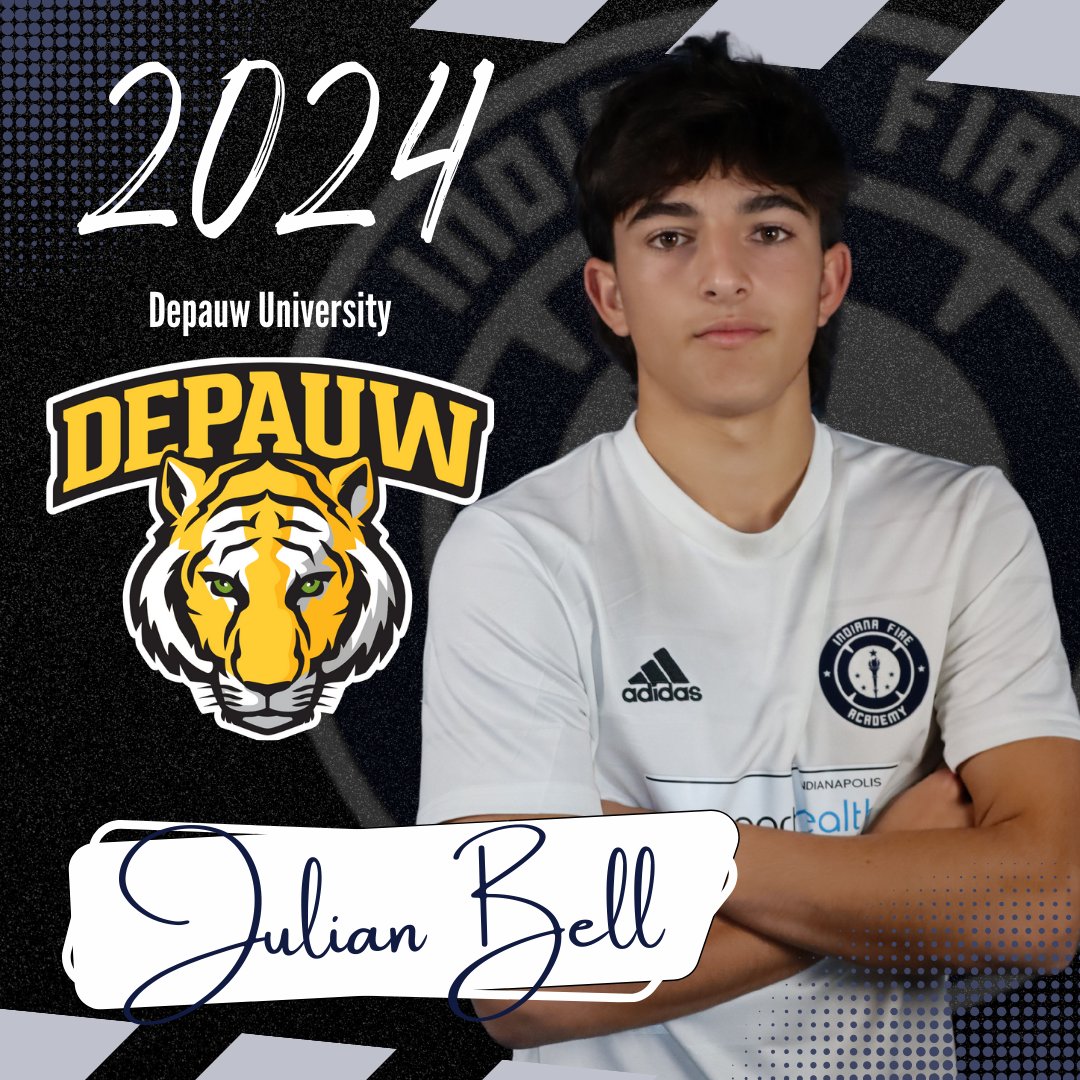 Congratulations to 2006B NL Player Julian Bell on his commitment to continue his academic and athletic career with @DePauwAthletics  #FireFamily #Development #PathwaytoCollege