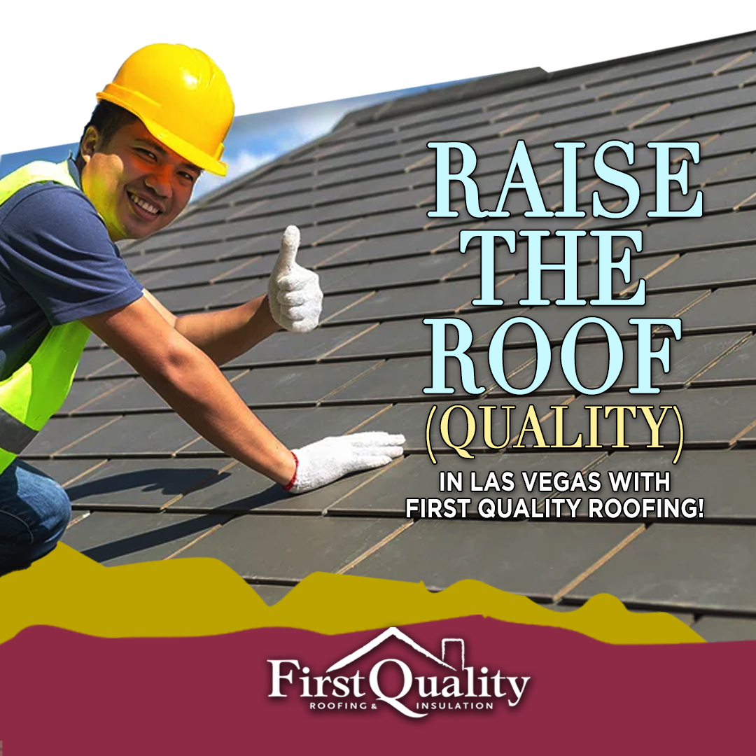 At First Quality, quality roofing and insulation is what we do best. We are State Certified and Insured so that you know the quality that you receive will be the best! 

#qualityroofing #roofing #roofinglasvegas #lasvegasroofing