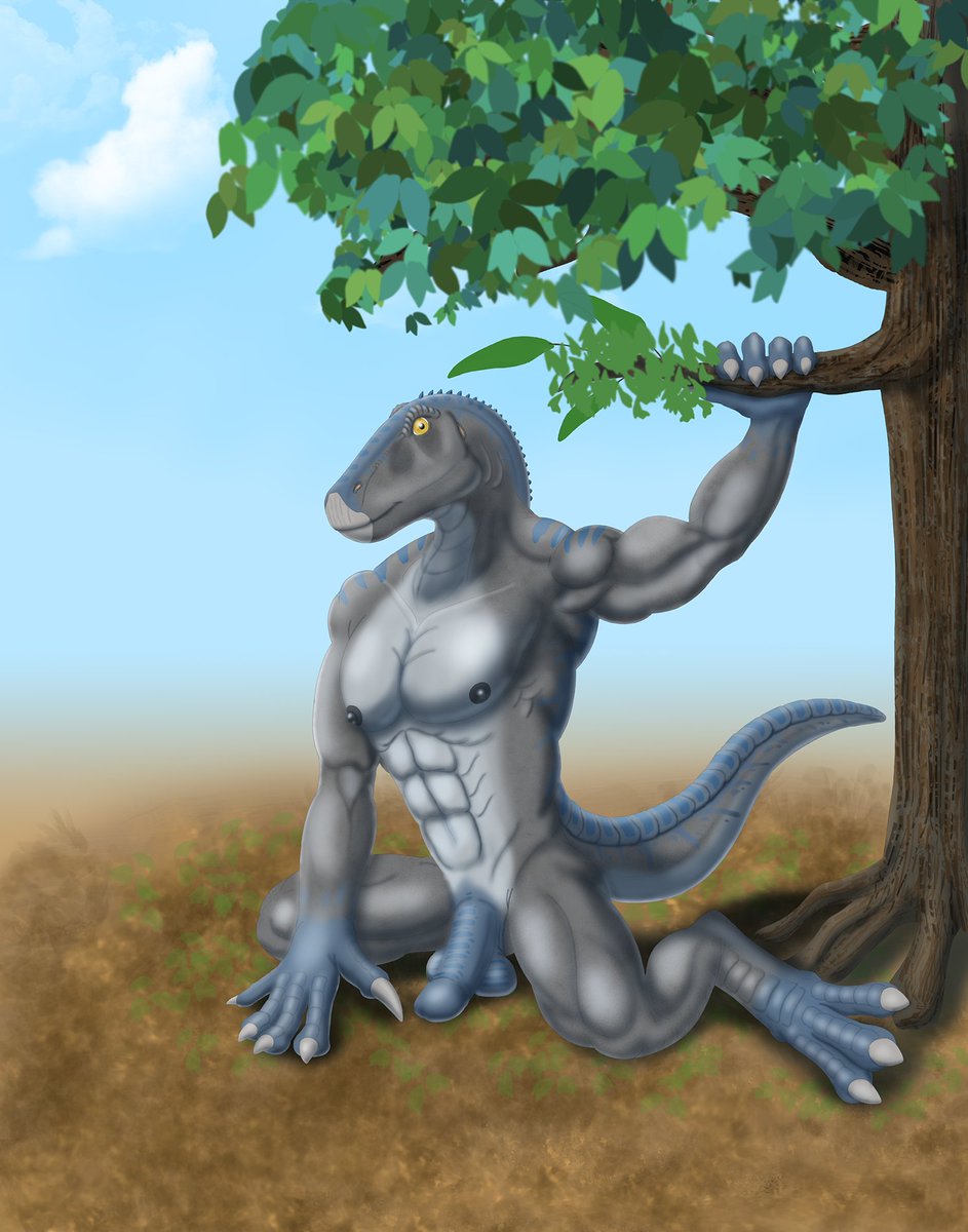 First image I complete with a different coloring process, and I'm really pleased where it is going. It makes me wish I knew some of the techniques I used here years ago. Well, can't dwell on it. 

Comments, likes and RT's are welcome and encouraged.

#furryartwork