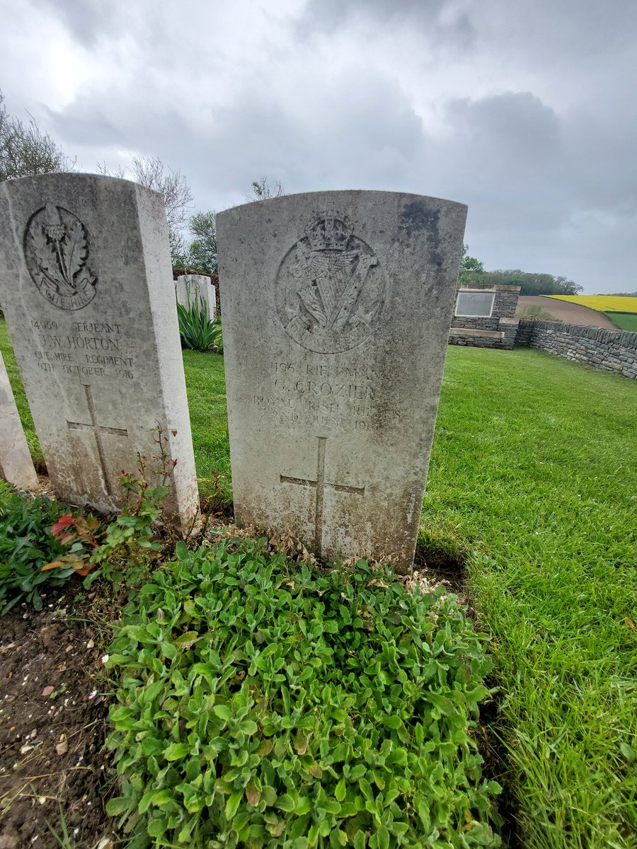 Rick Smith🇺🇦 (@greatwarnerd) on Twitter photo A couple of new, small and interesting cemeteries today. Vraucourt Copse, including a VC, and Cayeux BC, located south of the Somme but containing 1st July casualties from Thiepval and 1918 from Hawthorn Ridge #GWNerdonTour <a href="/WFServicesLtd/">Western Front Services</a> A couple of new, small and interesting cemeteries today. Vraucourt Copse, including a VC, and Cayeux BC, located south of the Somme but containing 1st July casualties from Thiepval and 1918 from Hawthorn Ridge #GWNerdonTour <a href="/WFServicesLtd/">Western Front Services</a>