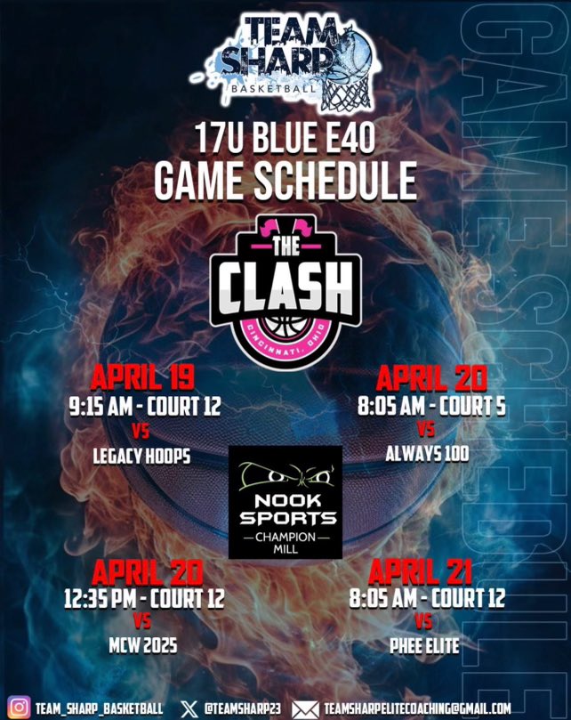 Check out where we’re playing this wknd! 

CeeJay Thomas/@Klowelitegirls - PA 
Addi McNally/Klow Elite - PA
Gabby D’Agostino/@unitedNJaau - OH
Amira Pinkett/Team Sharp - OH

#HerAtHun #HunStrong #HUNgry #OnTheHUNt #basketball #aau #spookynook #theclash #EYBL