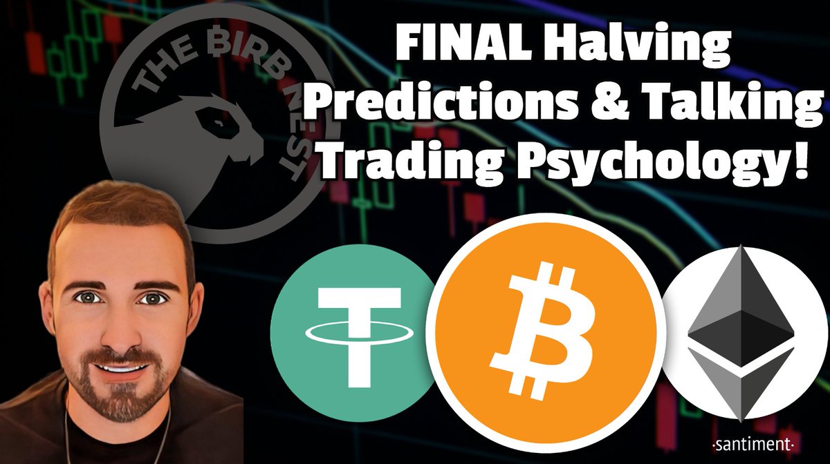 📺 We had the privilege of chatting with our friends at @crypto_birb to take some final looks at where #crypto markets are likely going to go after the highly anticipated #halving. Enjoy the show, and let us know what we should cover on the next one! youtu.be/MiwWUAy2uJ4?ut…