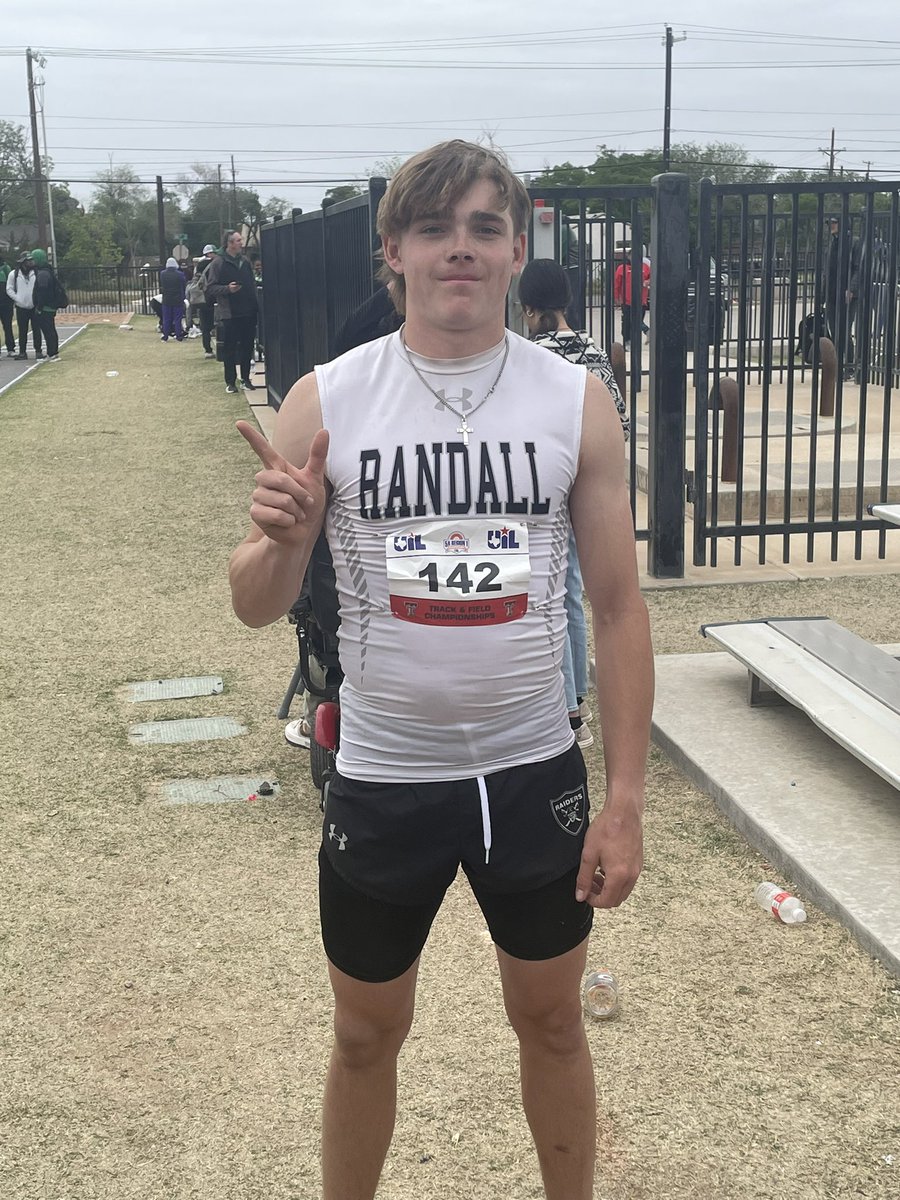 Congrats to Collin Miller. Headed to STATE in the long jump.