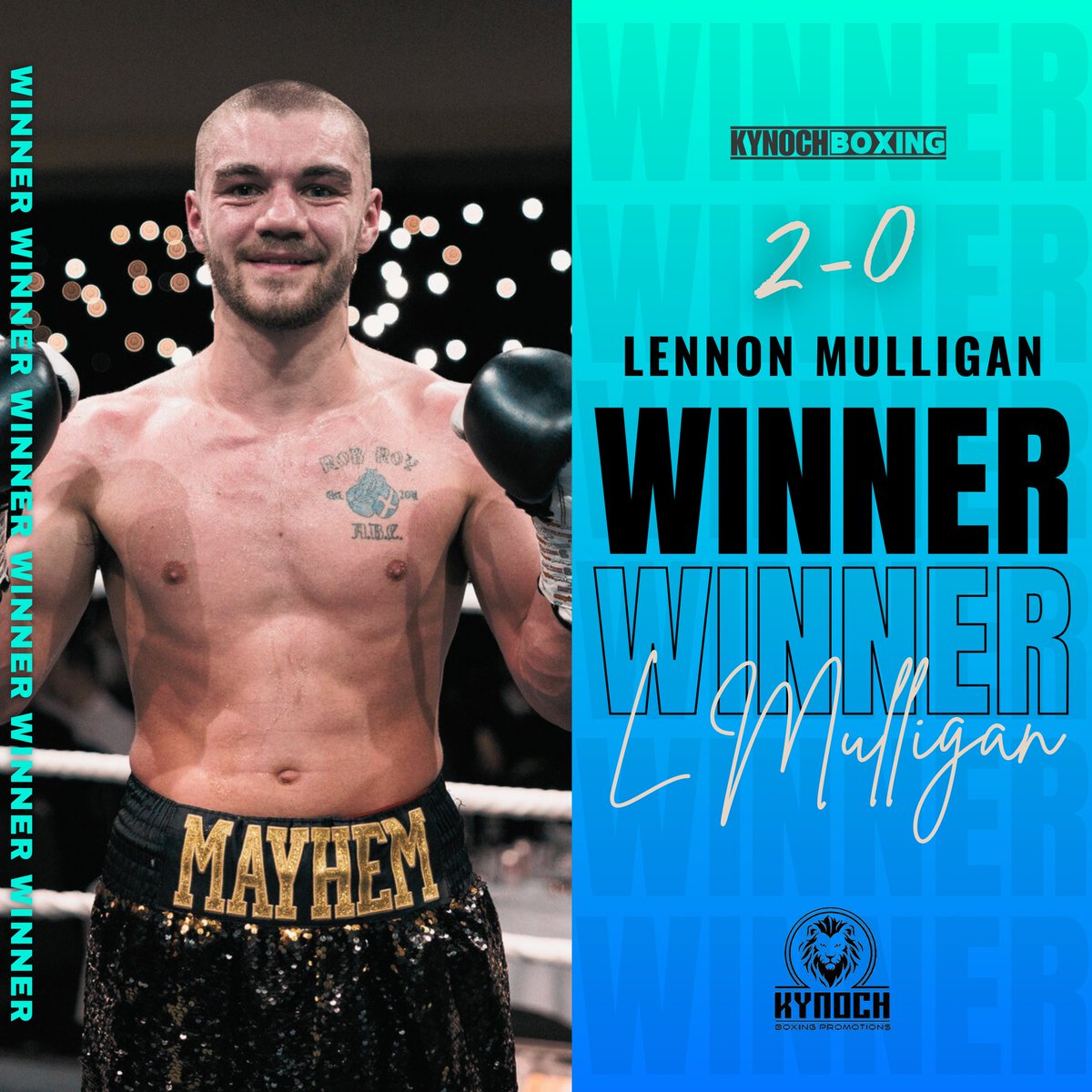 Magic Mulligan 💫

An excellent boxing display from Lennon Mulligan.🥊

Lennon dominated the full contest, landing excellent combinations and making his opponent miss.💥

The referee scored the contest 40-36 in Lennon's favour.👊

#boxing #fightnight