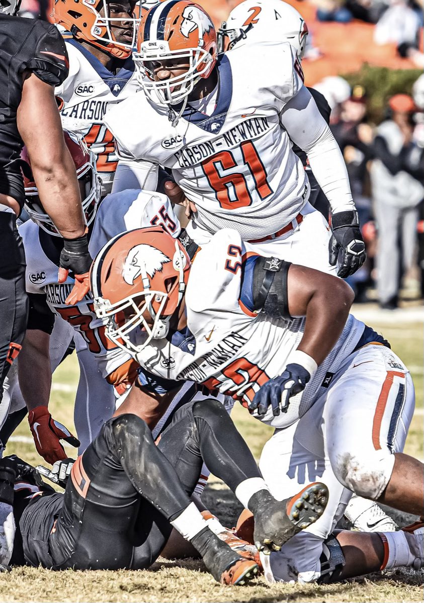 #AGTG After a great phone call with @CoachT_75 am extremely blessed to have received a D2 offer from Carson-Newman University!! @CoachAIngram @cnfootball @ChampionHSFB @LeechStan