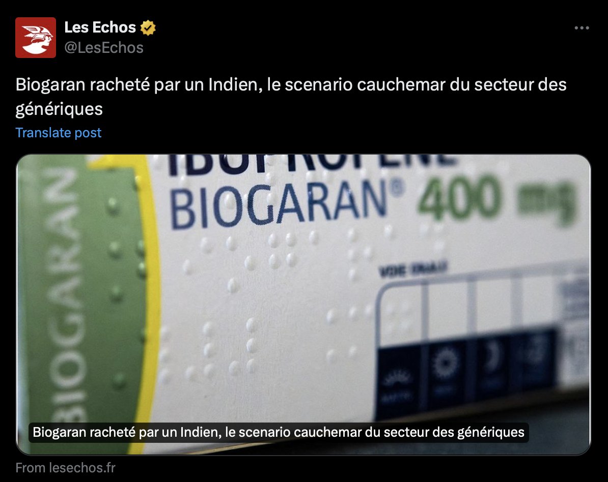 Du coup, c’est pour bientôt une Agence Française du Médicament @emmanuelMacron ou on continue sur la voie de la pénurie, du soin dégradé et de la perte de chance ?