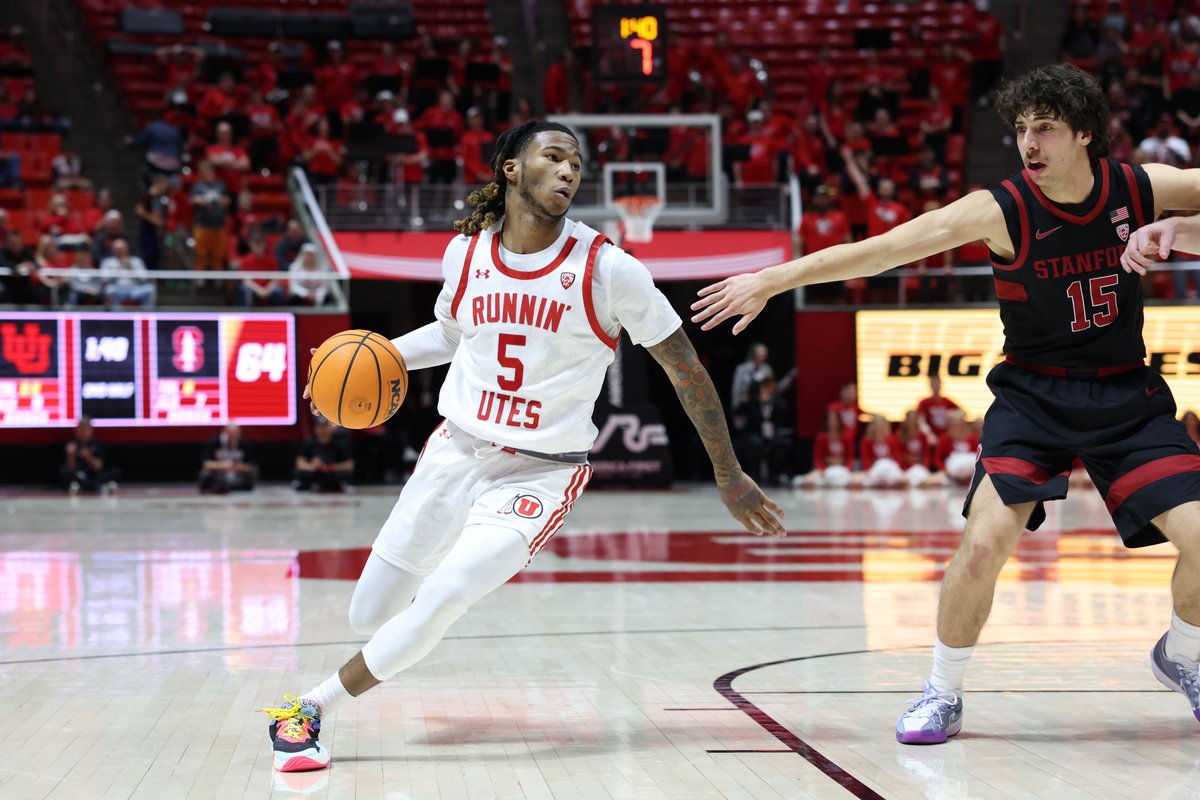 NEWS: Utah guard Deivon Smith has entered the NCAA Transfer Portal, per @JamieShaw5 Smith averaged 13.3 points, 6.3 rebounds, 7.1 assists, and 1.1 steals per game this season. on3.com/transfer-porta…