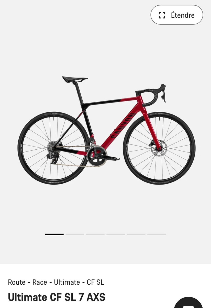 Les pro vélo avis ? Sur le canyon Ultimate CF SL 7 AXS