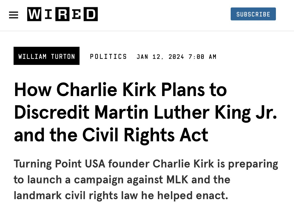 Reminder: This is the same guy who said “MLK was awful.”