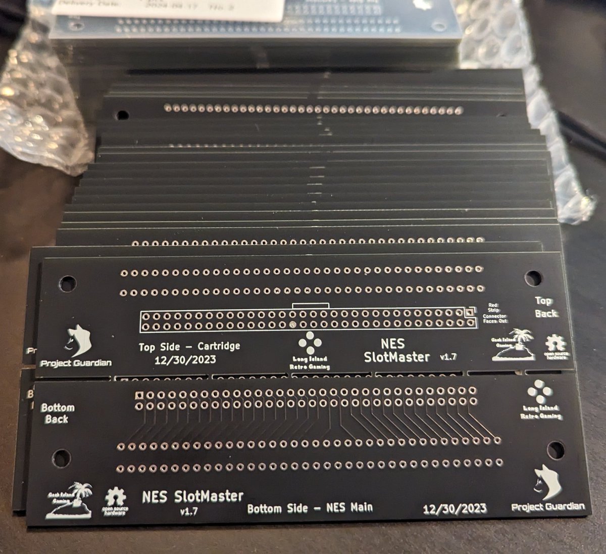 Slotmaster PCBs are here! Slowly getting everything together. Hoping to have them available some time in May :)