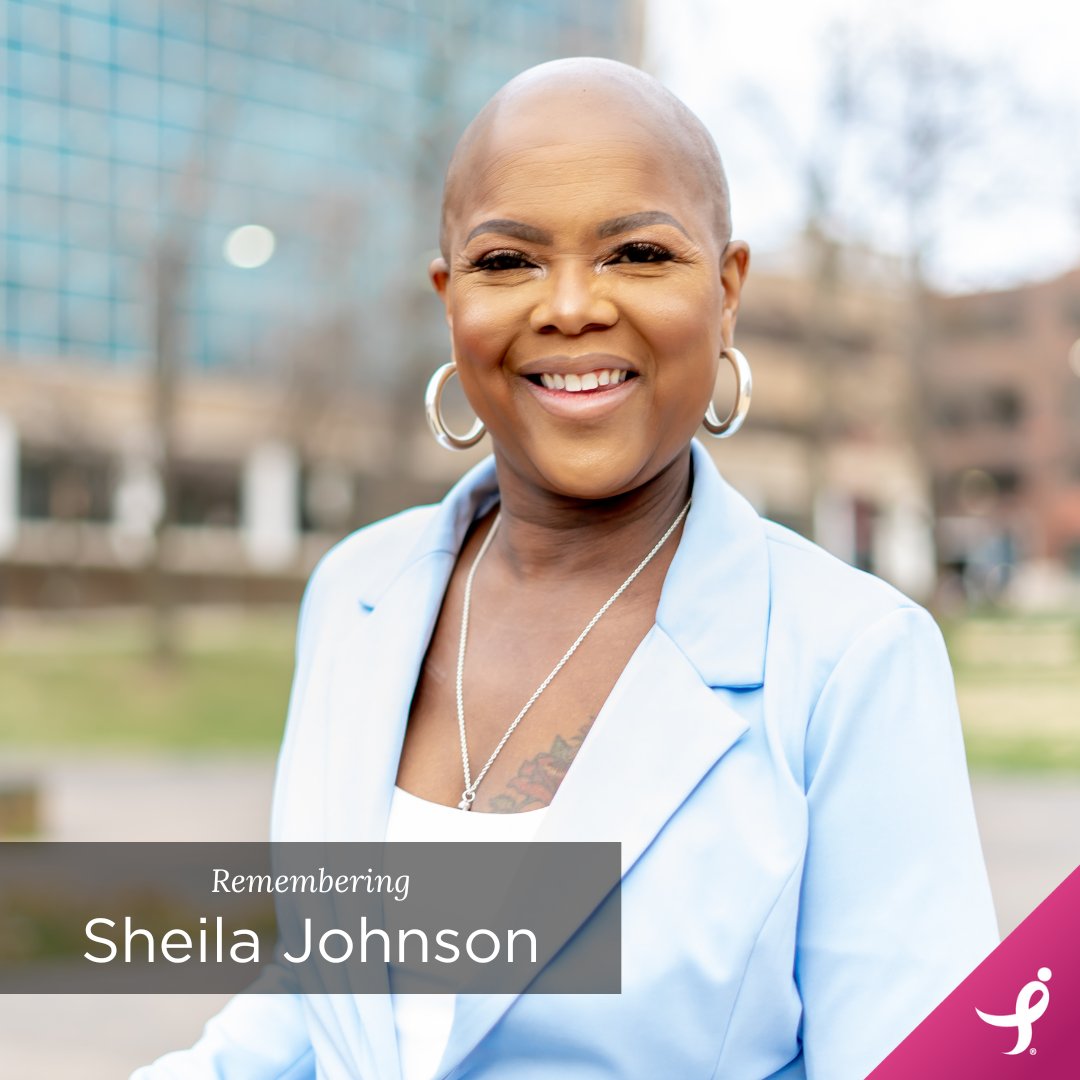 Everyone at Susan G. Komen is devastated to learn that our dear friend Sheila Johnson passed away this morning from metastatic breast cancer.