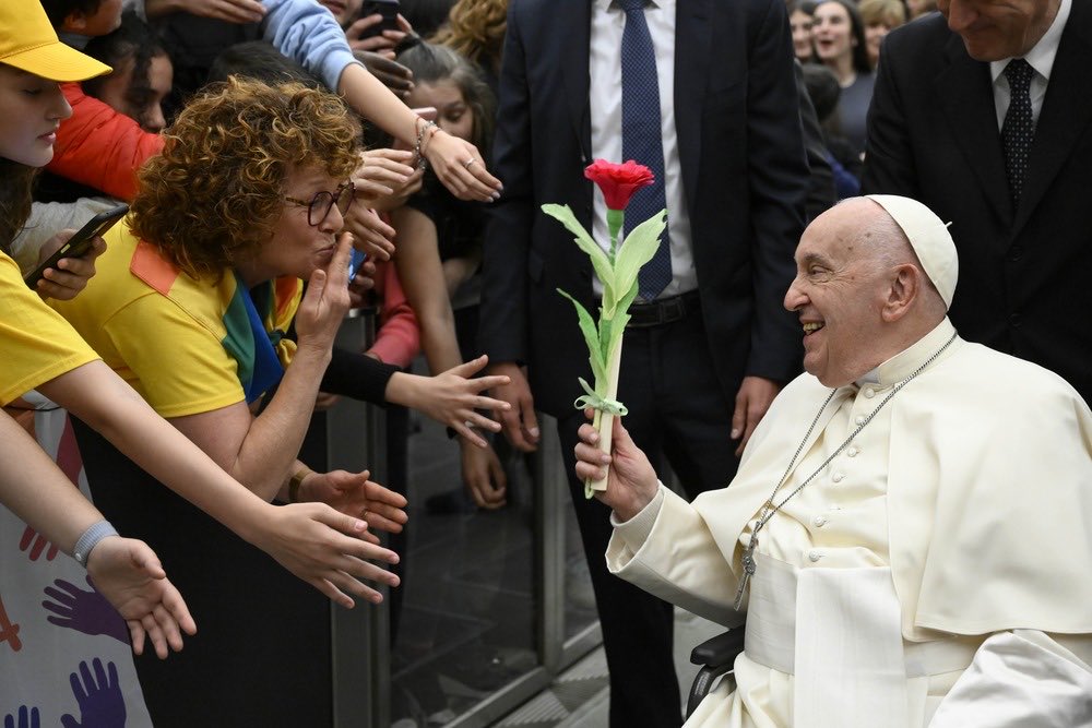 A better world can't be built 'lying on the couch,' pope tells children ncronline.org/vatican/vatica… For more great content like this subscribe to the National Catholic Reporter app here: