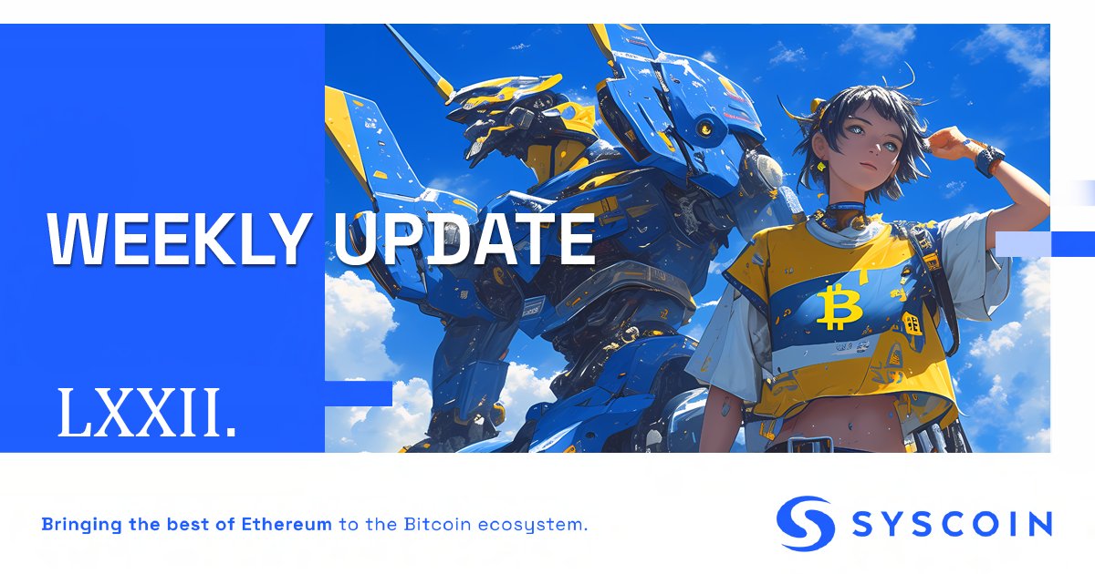 📢 Announcing the #SyscoinRolluxWeekly Update! syscoin.org/news/weekly-lx… 📼 #Syscoin's Unmatched #BitcoinDA 💹 @NeonNexus_io Token & Referral Program ⛓️ @FehuLayer Introducing a New L2, L3, & Runes 🦸‍♂️ What Makes #Rollux a #Superchain 🤖 @SuperDappAI #Giveaway ➕ More!