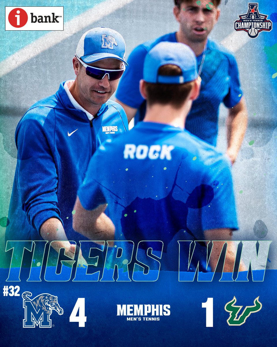 𝙑𝘼𝙈𝙊𝙎 𝙏𝙄𝙂𝙍𝙀𝙎‼️ A dominant showing from the @American_Conf's top seed advances us to tomorrow's semifinals! #GoTigersGo | @ibankmemphis
