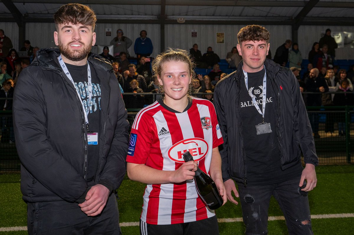 🏆 Congratulations to this evening’s @devon_fa County Cup Final Player of the Match, Beth Ireland #ECFC @Bethi_land1