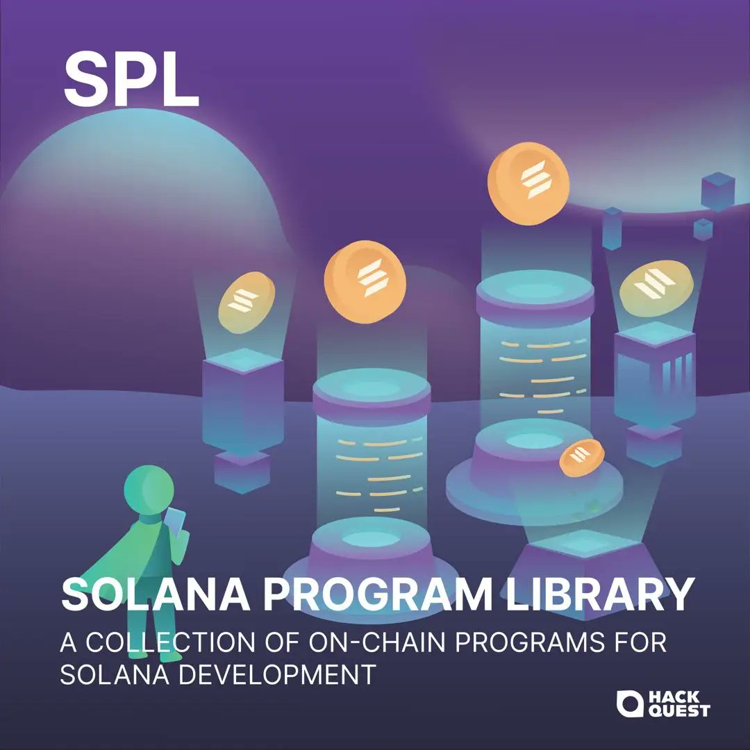 ✍️ #Solana terms for everyone! Concept 14: Solana Program Library (SPL) The Solana Program Library (SPL) is akin to a standard library in traditional programming languages but tailored for the Solana blockchain. It consists of a collection of on-chain programs—Solana's…