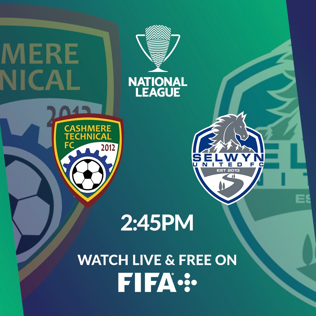 Watch <a href="/cashmere_tech/">Cashmere Technical FC</a> vs <a href="/selwynunitedfc/">Selwyn United FC</a> here 👇

plus.fifa.com/en/content/cas…

#NZNationalLeague #NZFootball