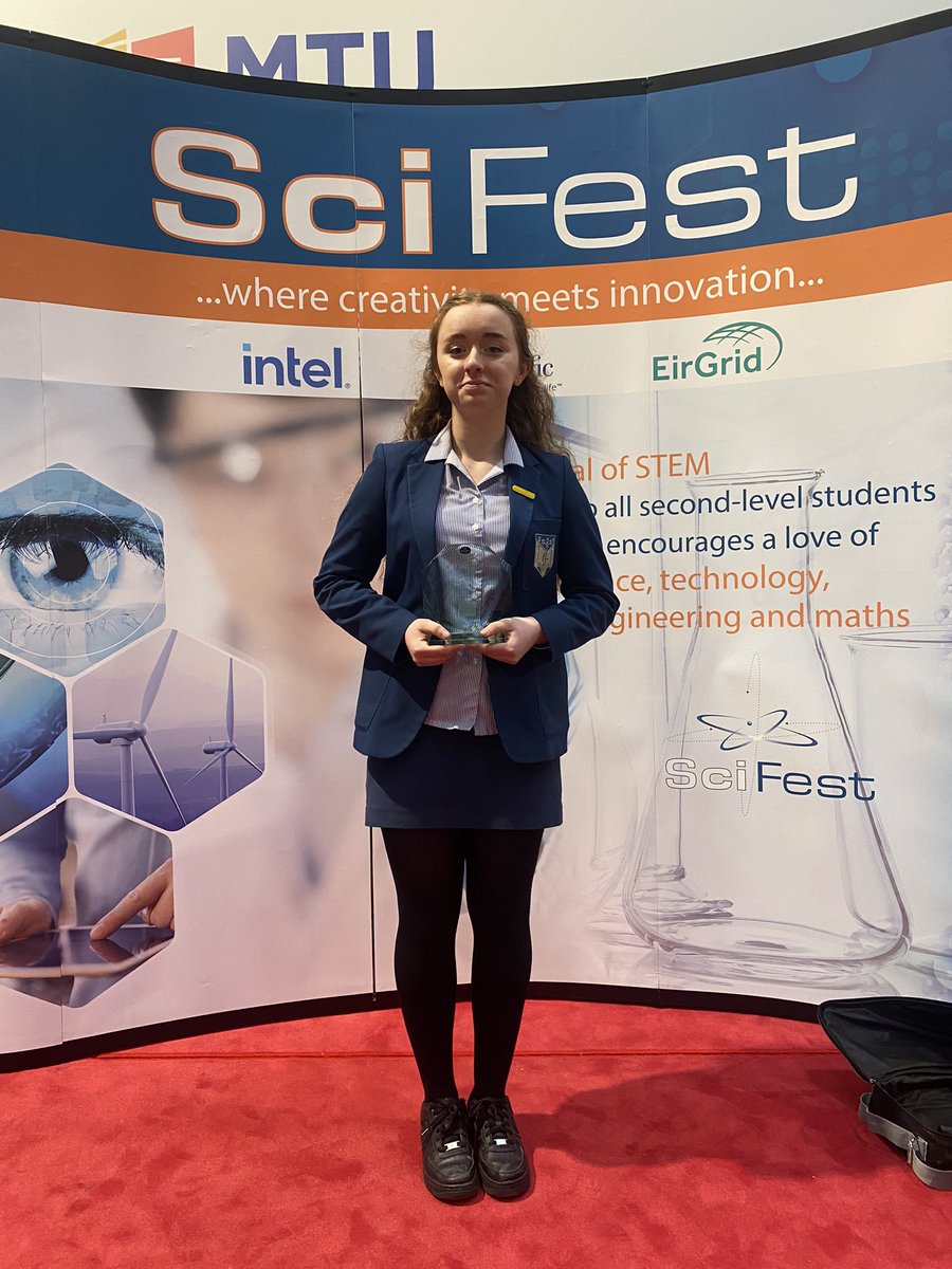 Absolutely thrilled to be awarded Best Project Runner-Up in #scifest24 in @MTU_ie today! Huge thanks to @sineadin for the continued support of HerSportHub! #womeninSTEM #hersporthub #womeninsport