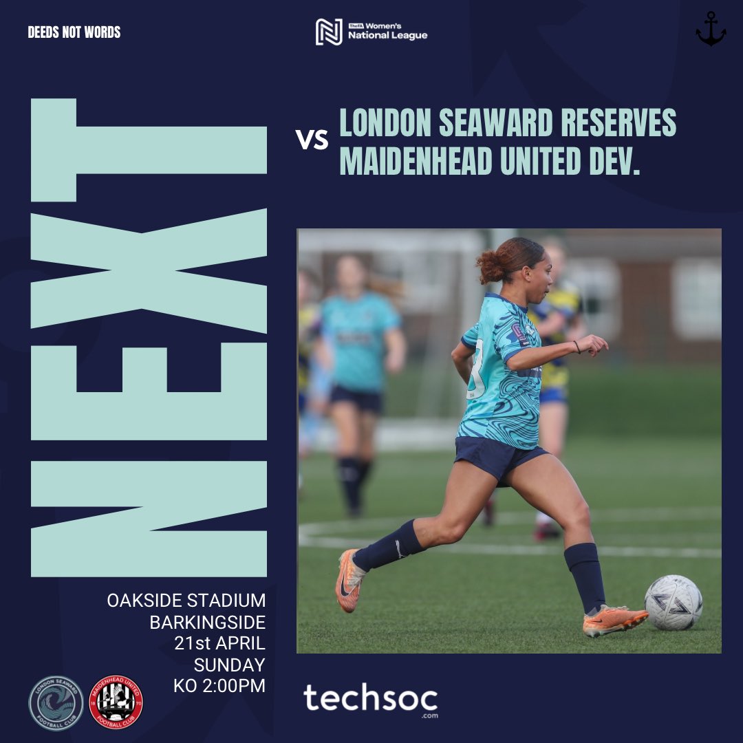 ⚓️ THIS SUNDAY ⚓️

Your Anchors are away at Middlesex FA HQ - Rectory Park against Actonians while our Reserves squad host Maidenhead Devs. at Oakside Stadium

#LSFC #ComeOnYouAnchors #AnchorArmy #FAWNL