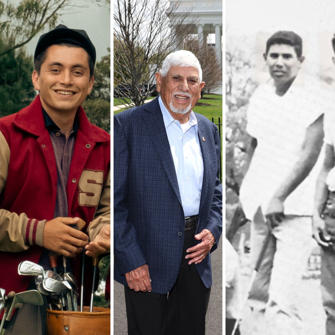 📸 Check out these pictures of Lupe Felan from the 1957 San Felipe High School golf team! José Julián (left) played Lupe Felan in The Long Game.🏌️ In theaters now! Get your tickets here: bit.ly/4cKtRWW #NewMovie #TheLongGame