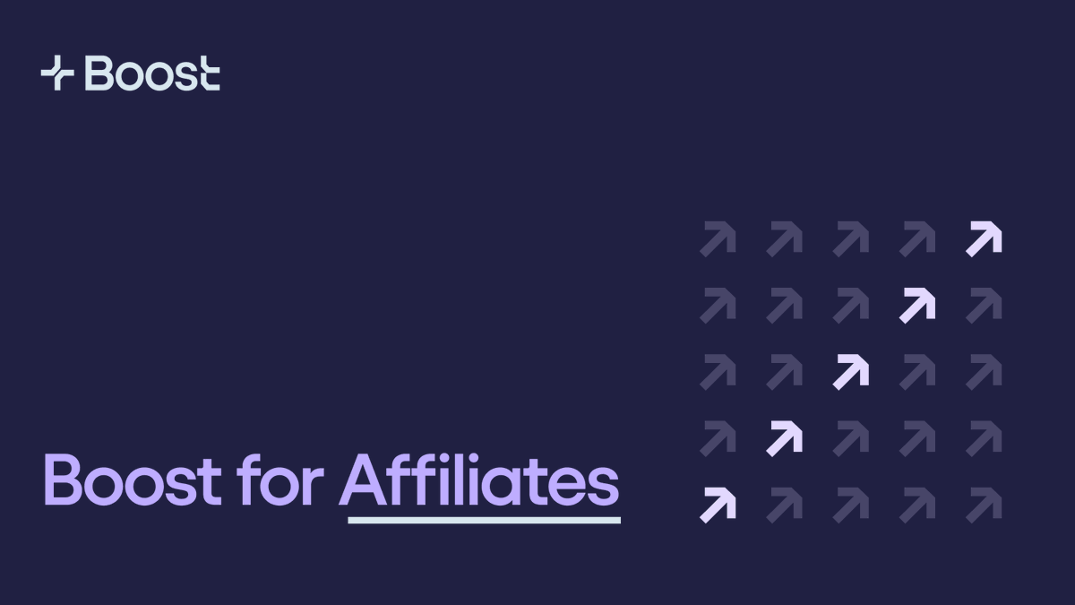 Introducing Affiliate Protocol Rewards Anyone can refer boosts and earn protocol rewards on every completion. As boost rewards increase, affiliate earning potential will also increase. Here's how it works ↓