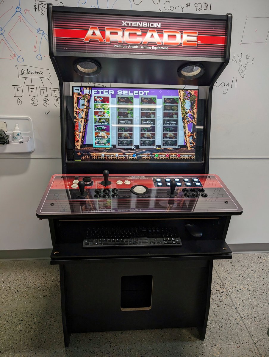 Our #GameDev program has an arcade cabinet! SAVE THE DATES: @RRC Creative Arts Grad Show -May 1st 11am-7pm Friends & Fam -May 2nd 5pm-9pm Industry Night Visit our Exchange campus to see the games made by our students, including the amazing @riftcityrebels by our final term-ers.