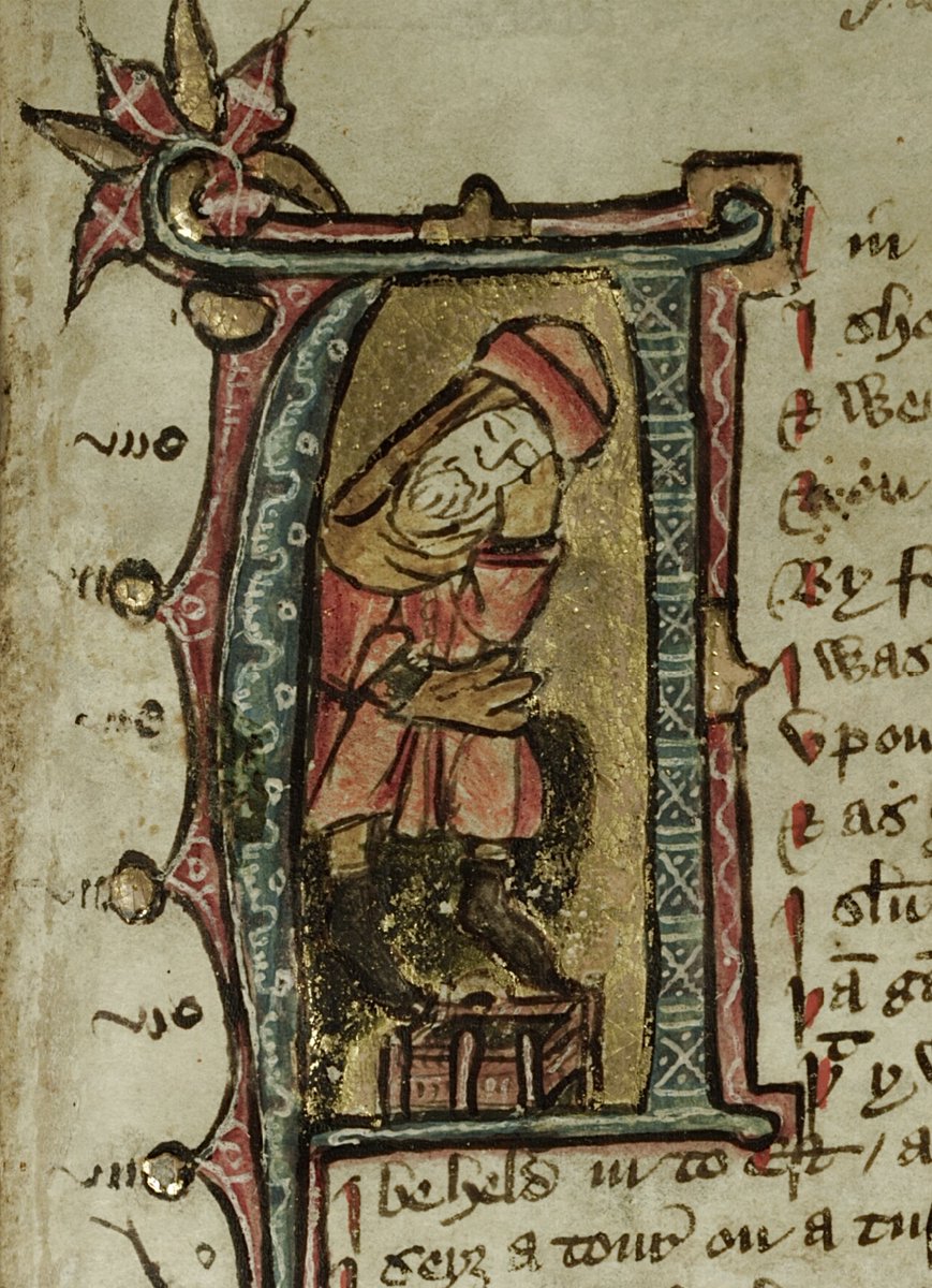 Sleep time 😴

Bodleian Library, Corpus Christi College MS 201; William Langland, Piers Plowman; 1375 CE-1399 CE; England (?Essex); f.1r @BDLSS