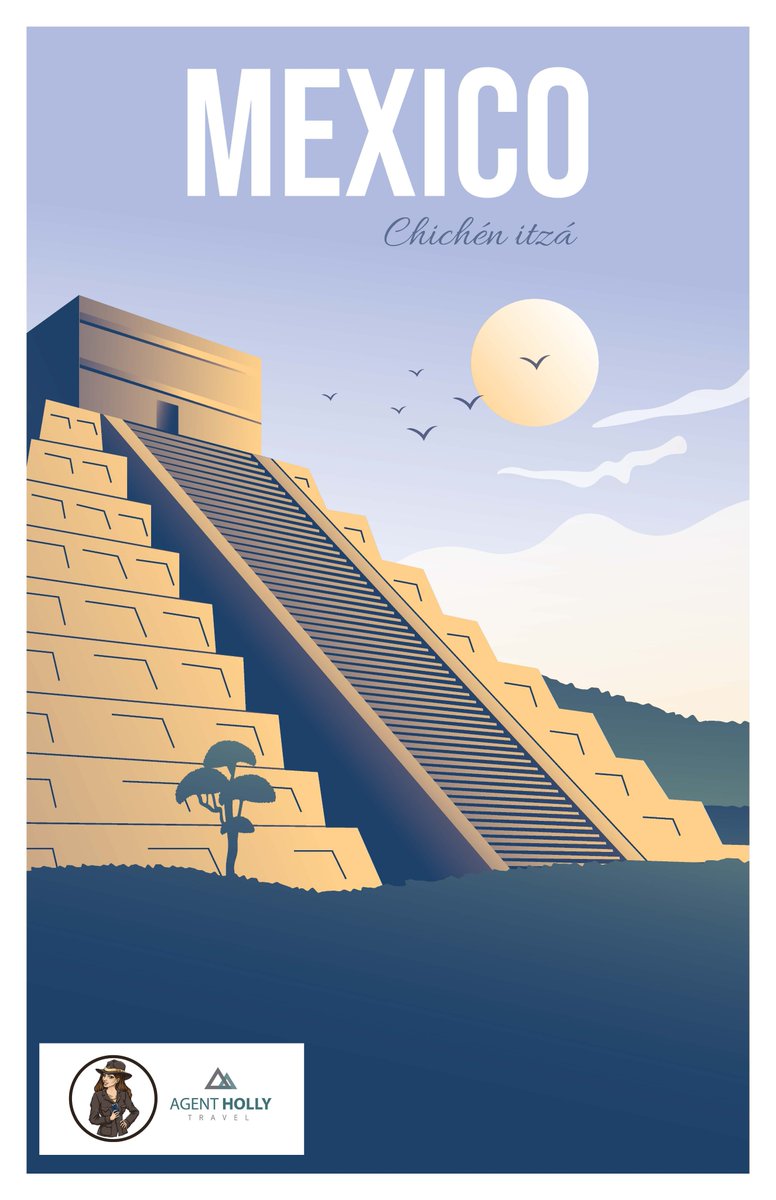 ☀ Can't resist sharing travel posters.

#mexico #chichenitza #travel #poster