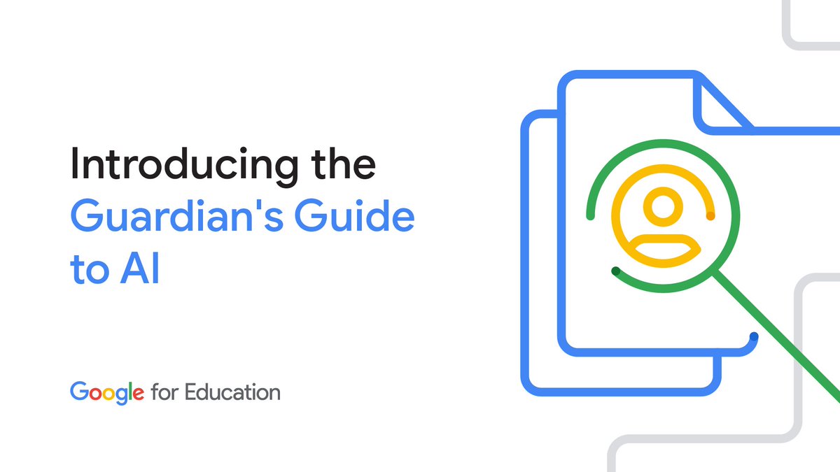Educators, let’s help parents and guardians navigate the AI landscape together 🥳! Our guide breaks down how AI with help enhance learning, how <a href="/Google/">Google</a> safeguards data, and prepares children for tomorrow: goo.gle/3w2eetq #AILiteracyDay