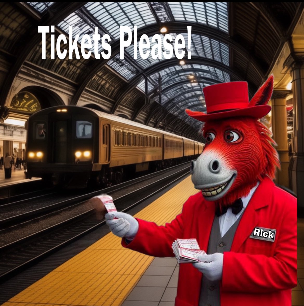 TICKETS 🎫 @Jry123456 🚂 @Agent_Nutz @FunMeghan1 @TurnSeattleRed @ArnotbUp @Bluepit19651 @bodog633 @LesterGarrison9 @PatriotRayUSA @_USRepublic @cali_beachangel @DIDIMARINOV @Zegdie @doganmnz1 @bdonesem @Gentleman2741 @slikBitch0G @1OgOutlaw @MoosesFelix @momof331 @dreams_Bcn