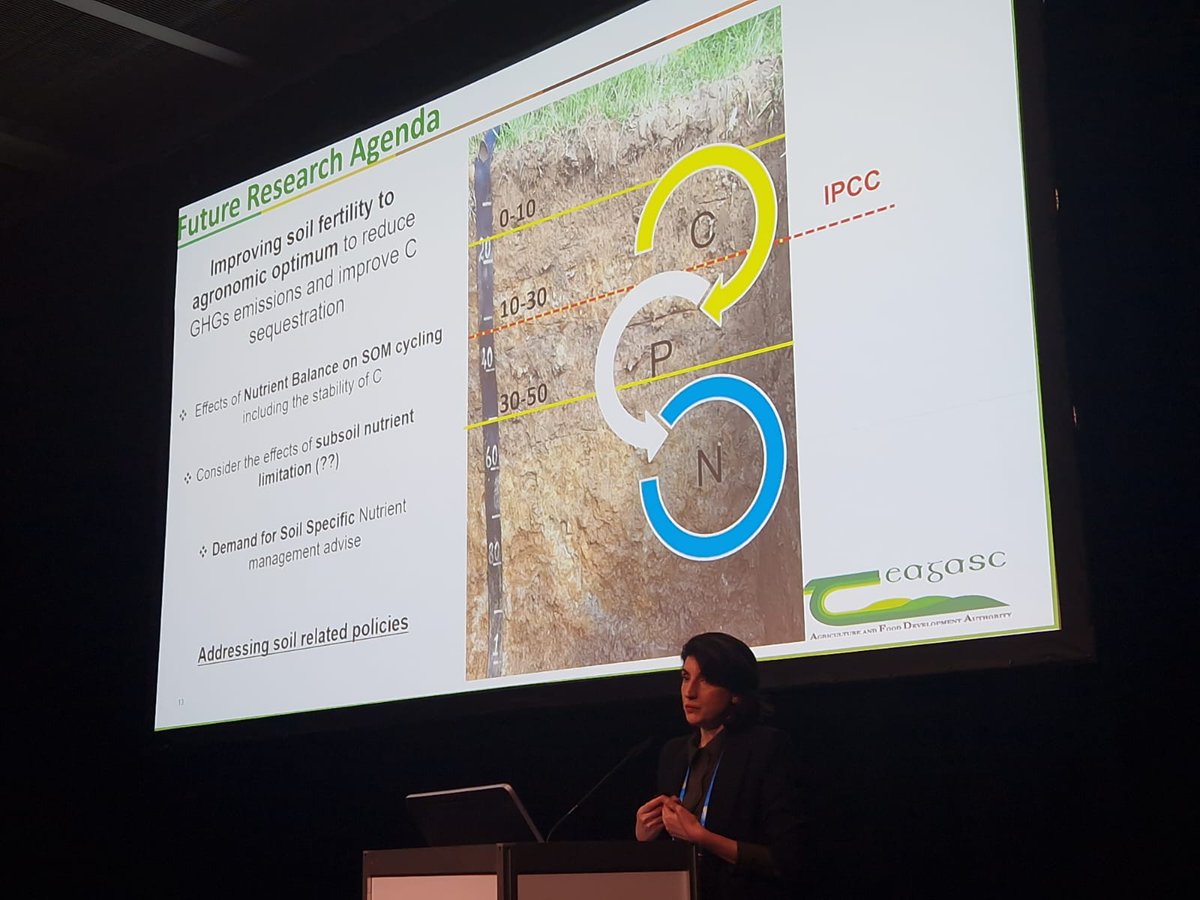 Great session at #EGU24 today, really pleased to be a co-convener this year in a  session  on Soil Carbon and Nutrient Dynamics. Looking forward to see what are the future challenges in soil research 🚀