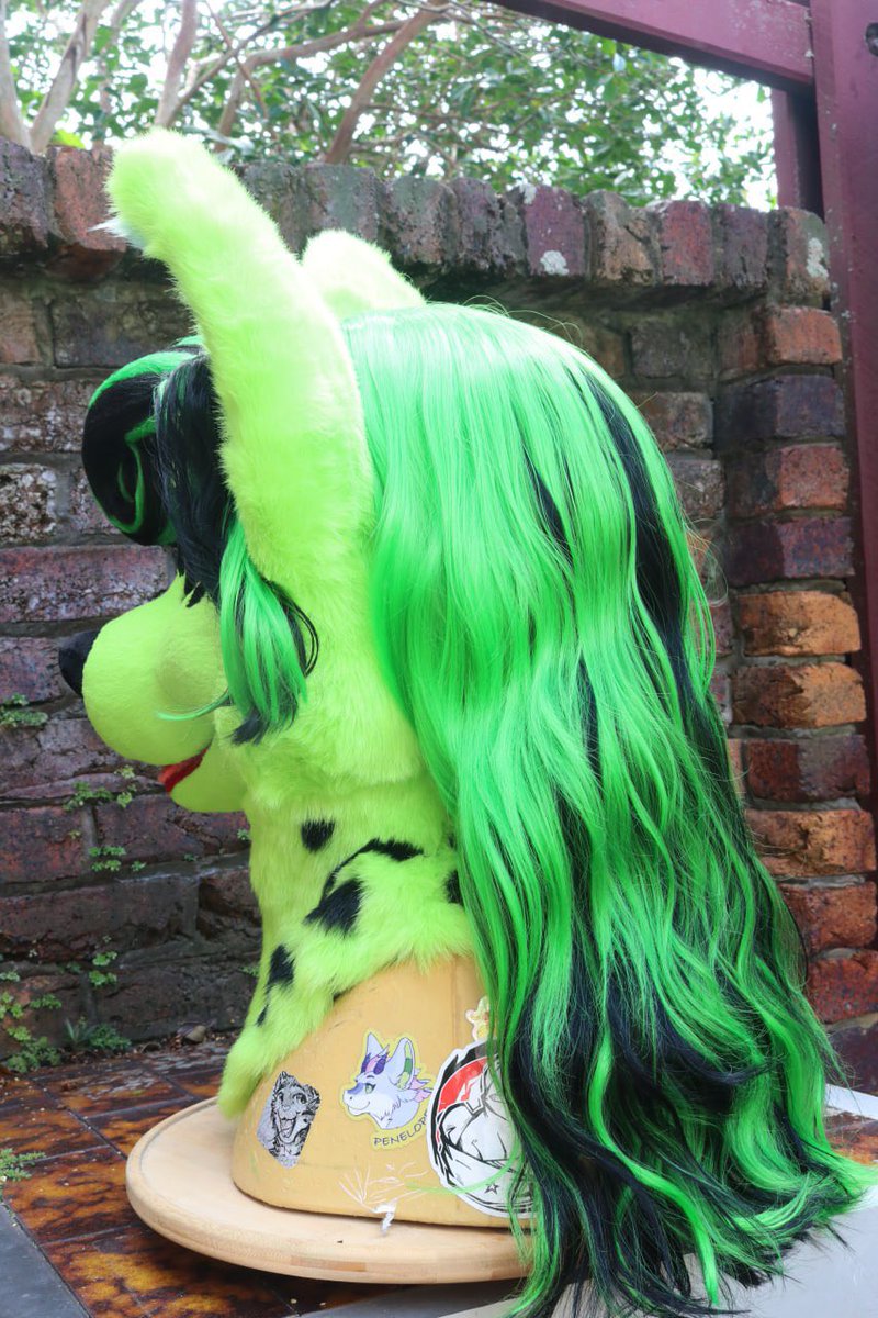 I suppose I can share this now that the cat is out of the bag! Meet Toxi! A suit that is certainly out of my comfort zone! With 3 magnetic hair pieces she certainly taught me a lot of new techniques!