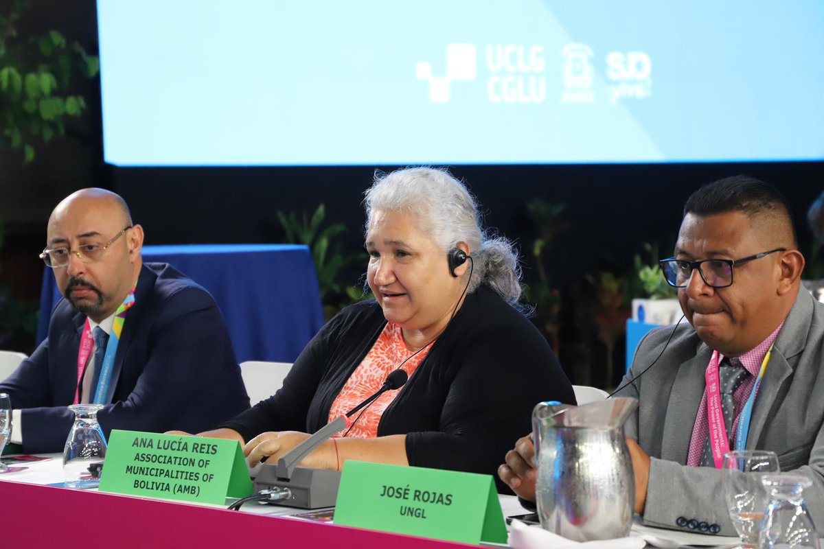Felicitamos a nuestra presidenta, @AnaLuciaReisBol, por el nombramiento de Copresidenta de la Organización Mundial de Ciudades y Gobiernos Locales Unidos-@uclg_org fomentando la igualdad de género y la defensa de la biodeversidad de la amazonía. #BuroEjecutivo #CostaRica2024