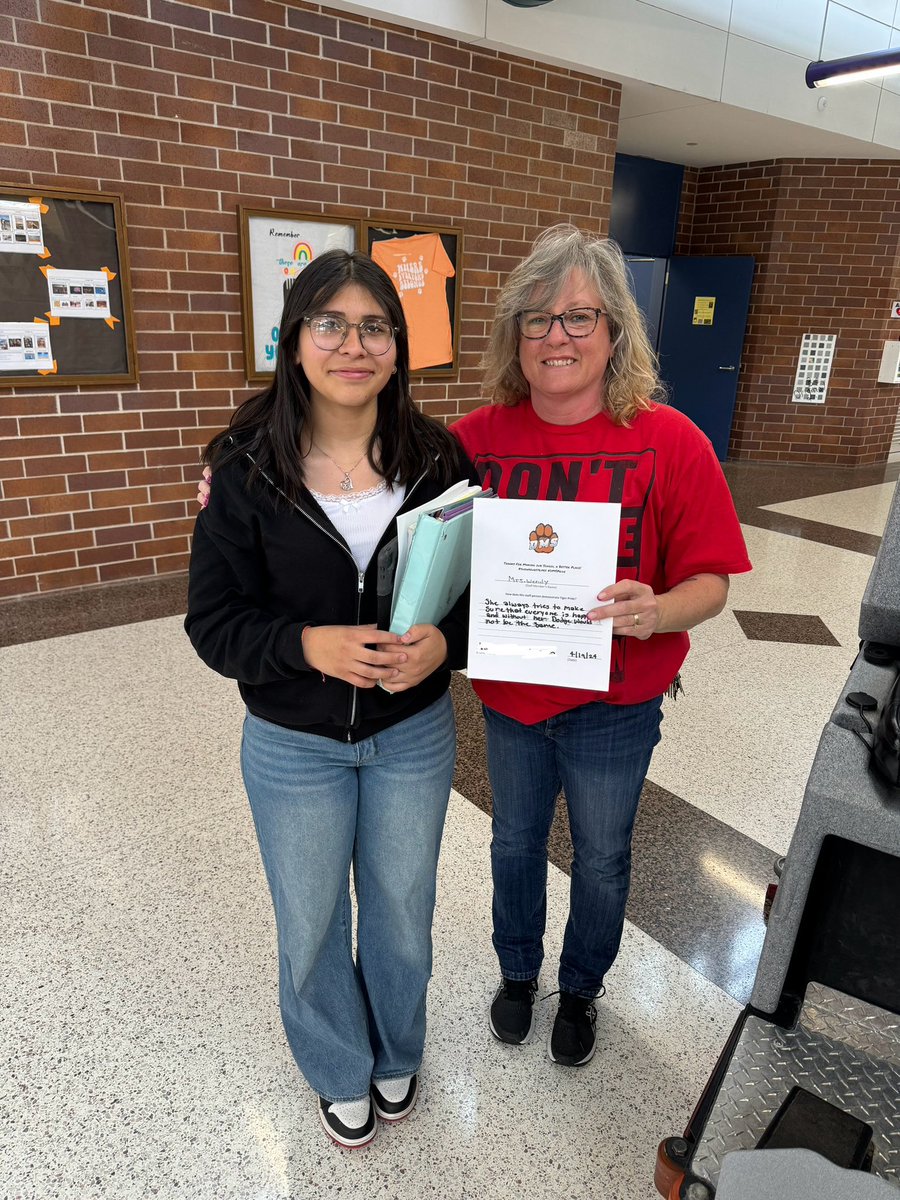 Staff Tiger Stripe goes to Ms. Wendy our amazing head custodian. She not only keeps DMS safe and clean, but makes amazing relationships with learners in the building. Thanks for making DMS great! #DMSpride #WeAre192