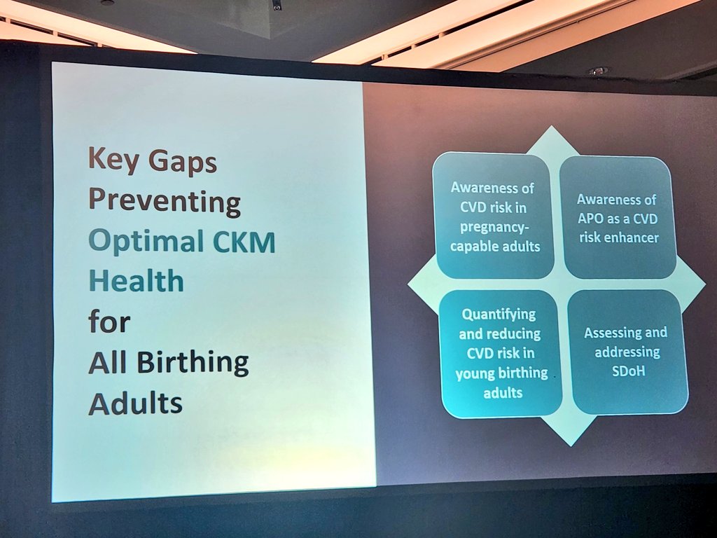 Dr @HeartDocSadiya gave a wonderful talk at #CMHCWomensMC @CMHC_CME about optimization of pre-pregnancy CV health for the prevention of adverse pregnancy outcomes & CVD. 🤰