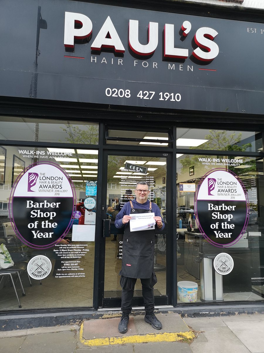 Jack, from Paul's barbers, had no idea the council was introducing Saturday parking charges until he heard about our campaign. The council didn't think they needed to tell anyone. We've reached 1k signatures but we need more. Please sign 🖊 and share. change.org/p/keep-free-we…