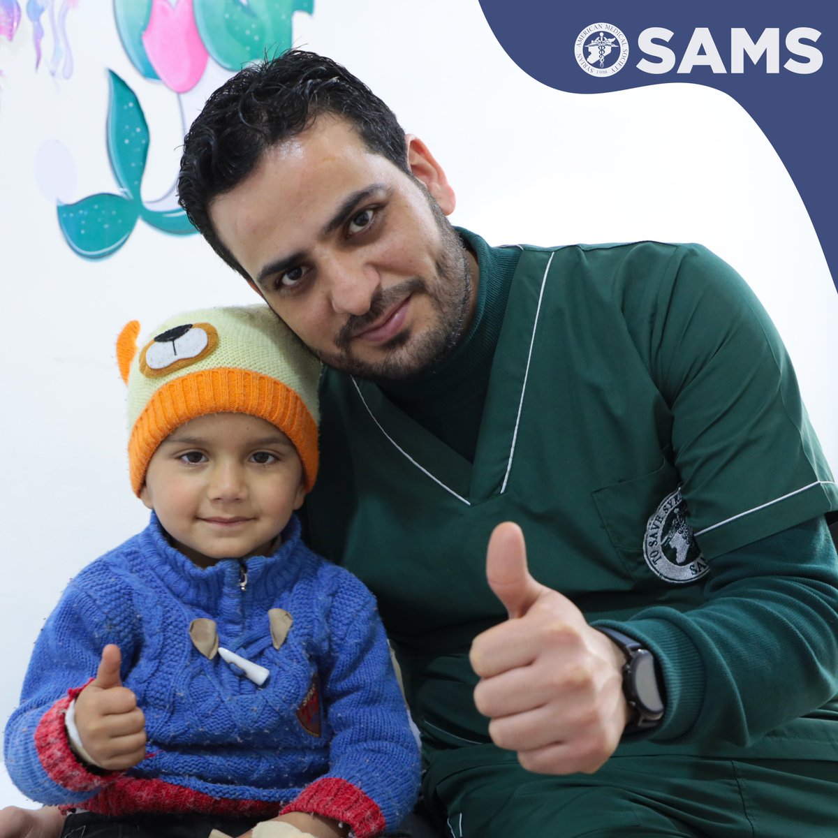 'Youssef's #cancer diagnosis shook us to the core. Thanks to #SAMS, his treatment began promptly. With God’s grace, after 3 months, he's responding well to therapy.” - Abdul Muhaymen, Youssef’s Father #Syria #Healthcare