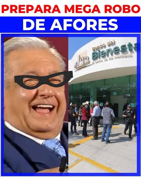 Será que al clan no le basta con los miles de millones que ya nos robaron?Ahora estas 🐀también quieren los ahorros de los mexicanos? A cinco meses de que acabe esta pesadilla de gobierno quieren irse todos forrados. A quien le vamos a reclamar cuando ese dinero esté en Andorra?