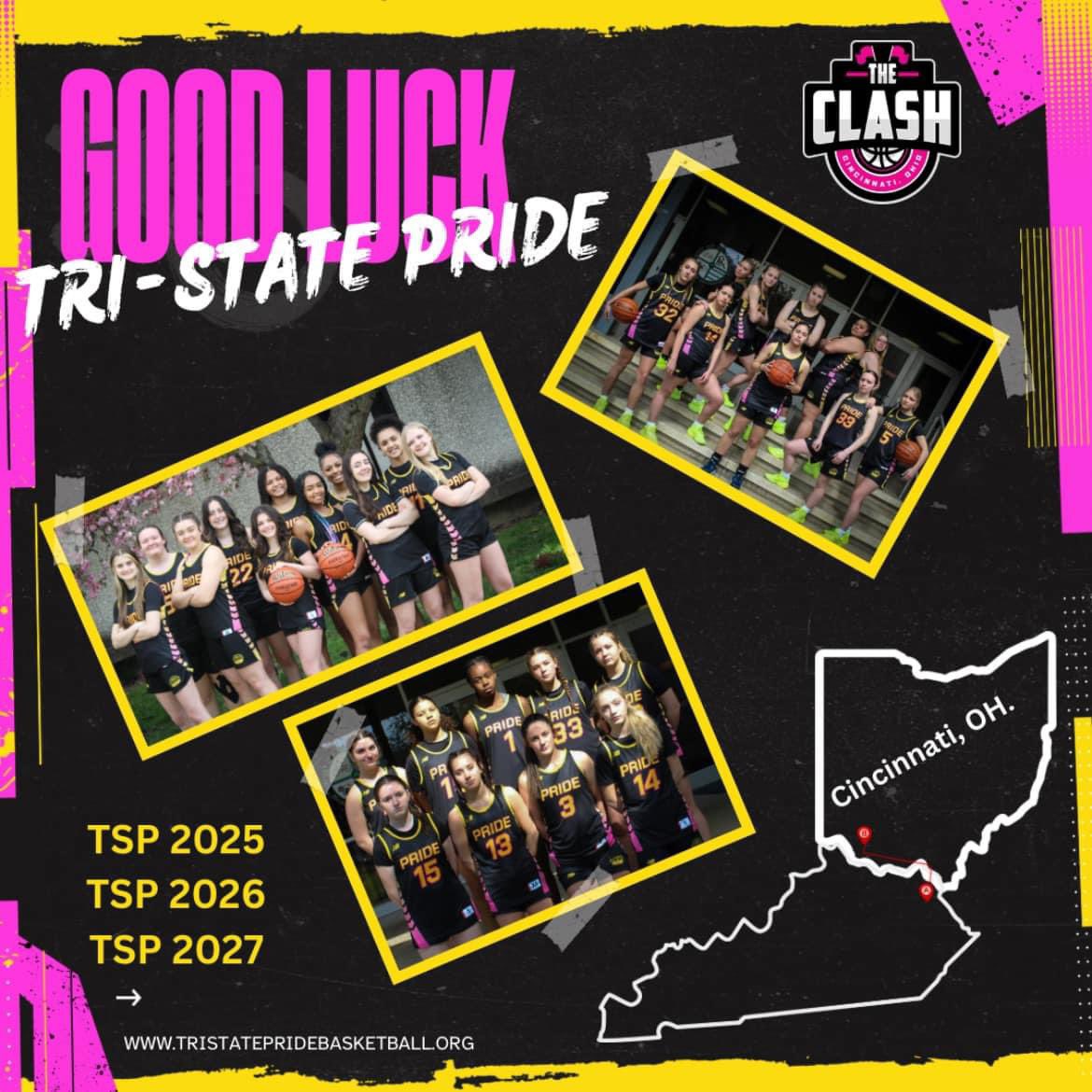 Good luck to all our teams high school girls teams this weekend at the Clash. Play hard!! #WeAllWeGot