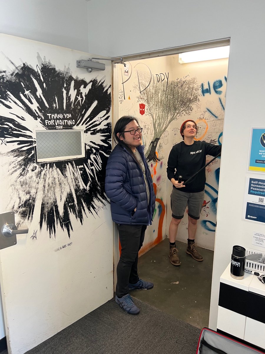 calwong's tweet photo. I screwed up! a lot of the press about the 3d scan of the stairwell didnt mention @everlyroan  ‘s contributions. they were absolutely the first person to scan the stairwell in Spring ‘23, before WB was able to throw more resources into it and make the site what it is today. https://t.co/wrHdeo1Emk