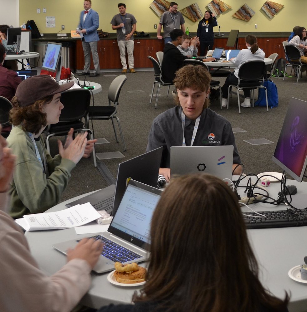 Lockheed hosted a Cyberquest competition on March 23rd at the Lockheed Deercreek facility. EPIC had two teams compete:
Team 1: Nathan, Everett, Grant, CT
Team 2: Alexa, Dakota, Robin, Sebastien, Luke. Our teams placed 4th and 7th in the competition. #thisisEPIC