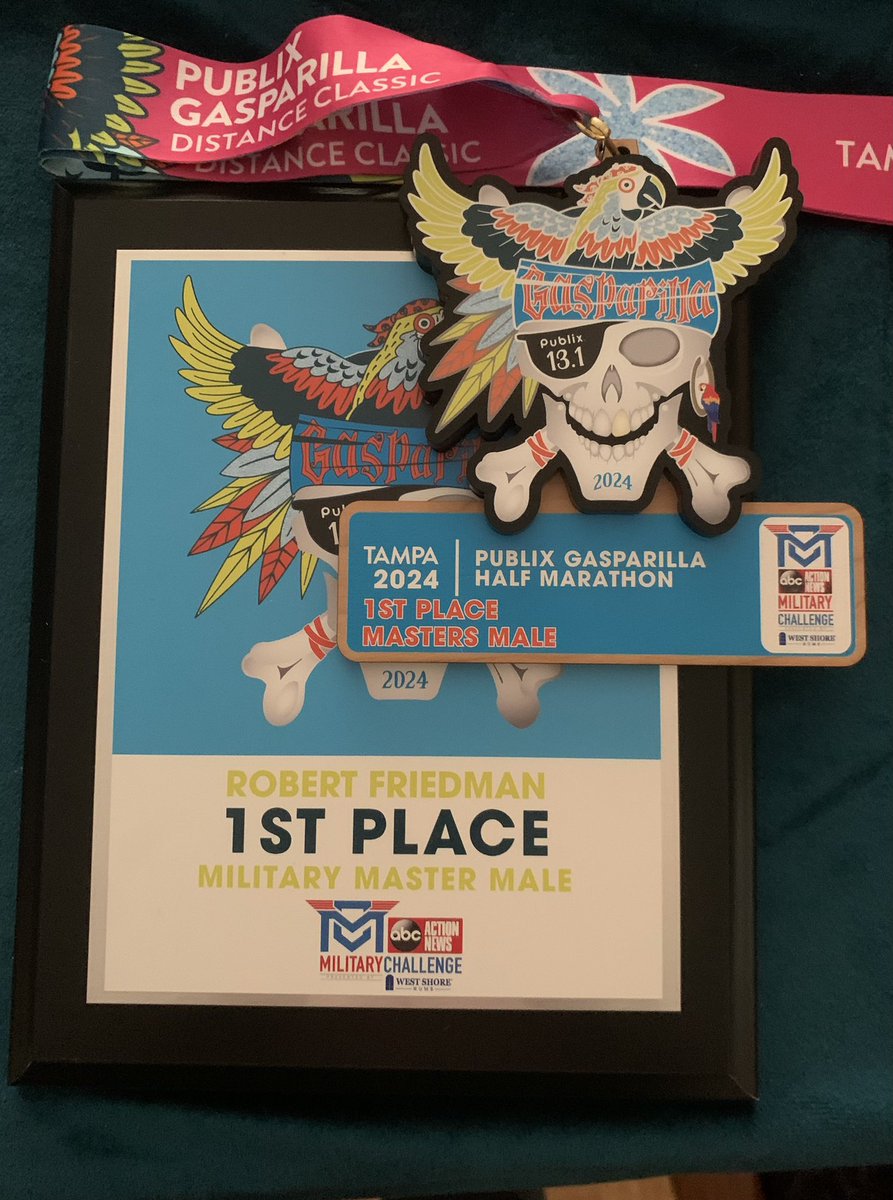 warriors5k's tweet photo. Congrats to our race co-director Rob! #GasparillaDistanceClassic https://t.co/5eScexURDk
