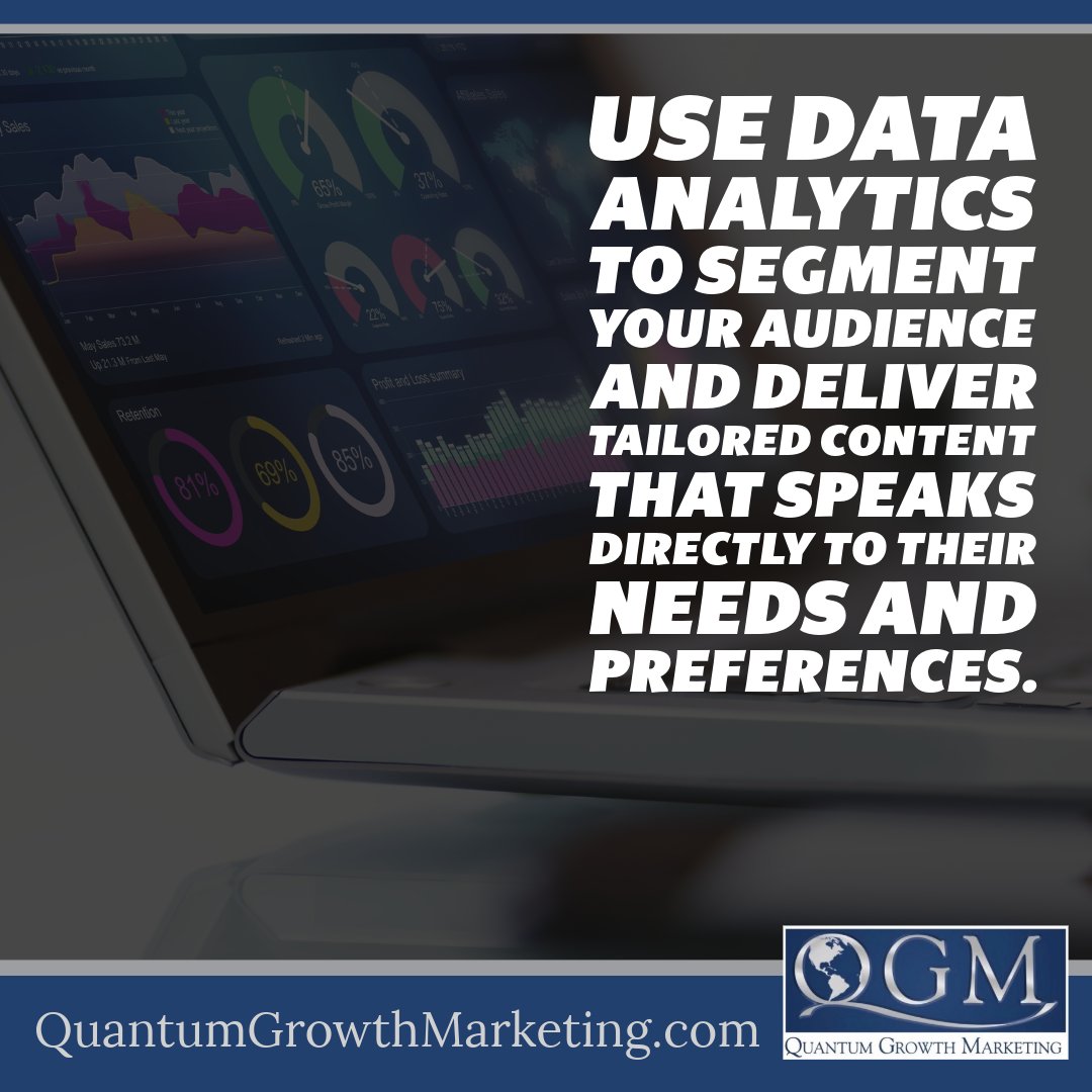 🔑 Personalization is key in digital marketing. 📊 Use data analytics to segment your audience and deliver tailored content that speaks directly to their needs and preferences. Discover Your Digital Marketing Agency: quantumgrowthmarketing.com Personalized marketing drives higher…