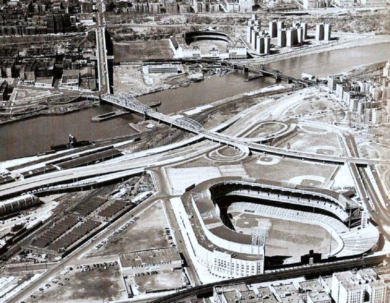 Yankee Stadium and the Polo Grounds. 1951. New York City's Little Black Book amzn.to/3OPjEet New York Minute amzn.to/3saytxs #NewYorkTimes #Manhattan #bronx #newYork #kindleunlimited #nyc #newyorktough #NewYorkCity #NewYorkForever #Yankees