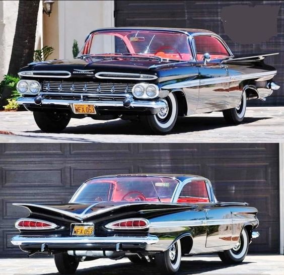 1959 Chevrolet Impala
Did you know the 1958 Chevrolet Impala was the first Chevrolet to have four headlights. True or False🤔