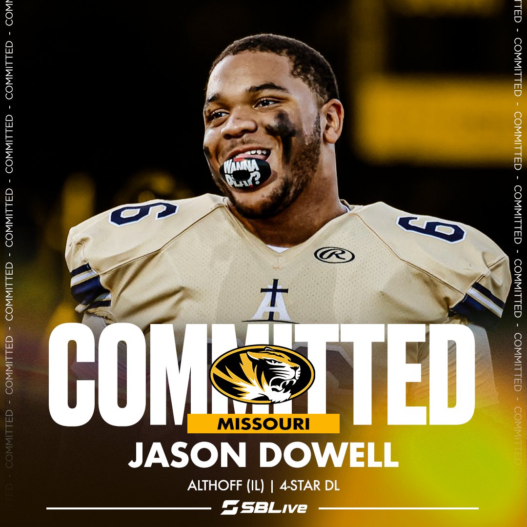 This year has been good so far to 4⭐️ @JasonDo52403398. The Illinois high school wrestling state champ is headed to @MizzouFootball to continue his football career 🐯🏈 highschool.athlonsports.com/illinois/2024/…